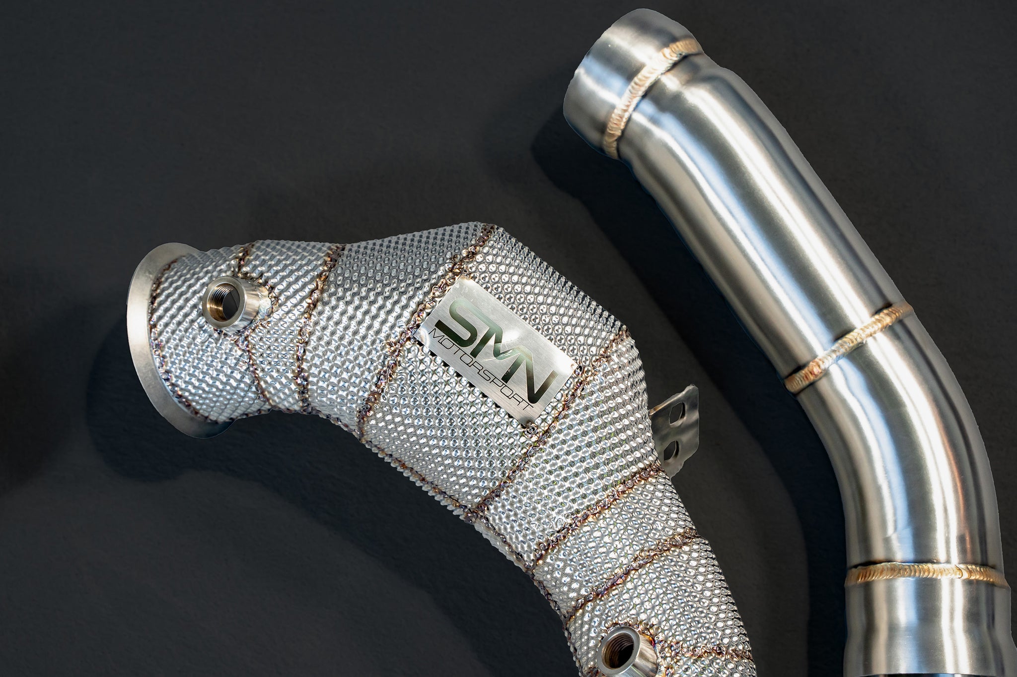 SMN Downpipes mit 200 Zellen Sport Katalysatoren für Mercedes AMG C63(s) M177 W205/C205/S205