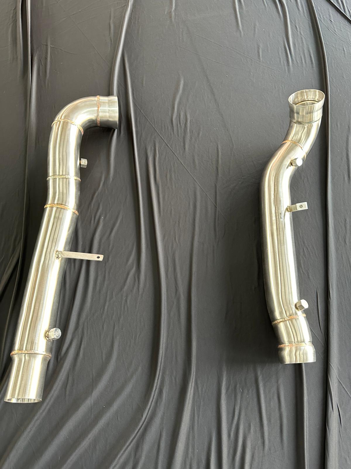 SMN Downpipes mit 200 Zellen Sportkatalysator für Mercedes AMG GT/S/C/R M178 C190/R190