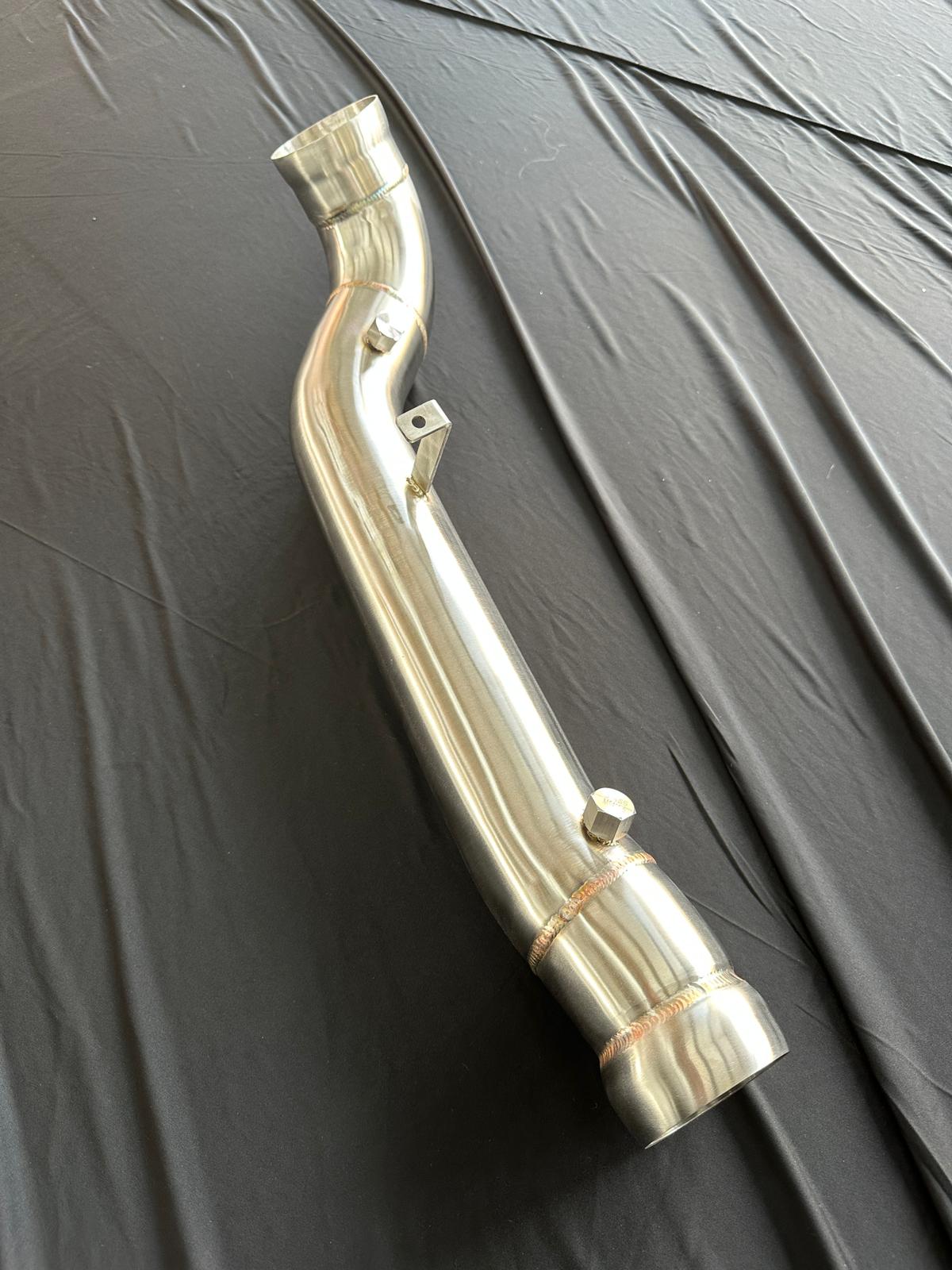 SMN Downpipes mit 200 Zellen Sportkatalysator für Mercedes AMG GT/S/C/R M178 C190/R190