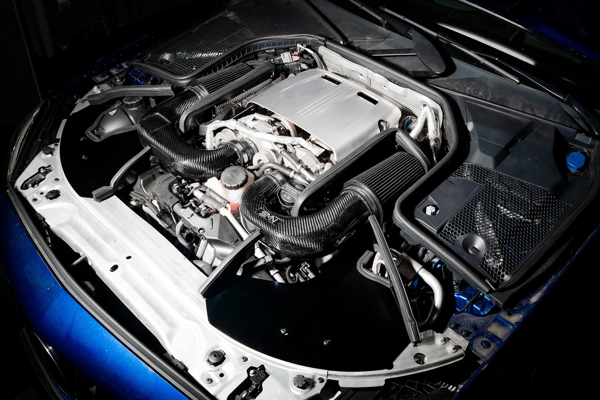 SMN Carbon Ansaugsystem Mercedes AMG C63(s) M177 W205/C205/S205 GLC 63(s) AMG C253/X253 SMN Carbon Ansaugsystem Mercedes AMG C63(s) M177 W205/C205/S205 GLC 63(s) AMG C253/X253